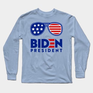 Biden Sunglasses American Flag Long Sleeve T-Shirt